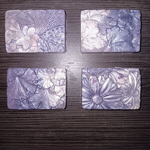 Purple Floral Soap Set Of 4 Lilly Of The Valley